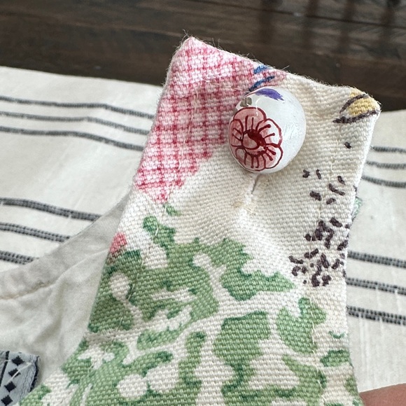 Floral Patchwork Kids Casual bubble Dress boutique sz 3-6 month - Picture 3 of 6